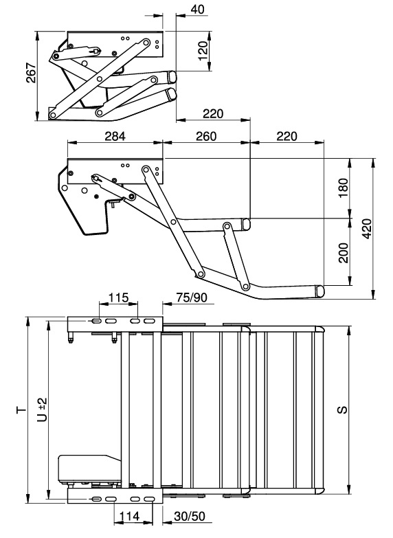 THULE Double-Step 12 V 500