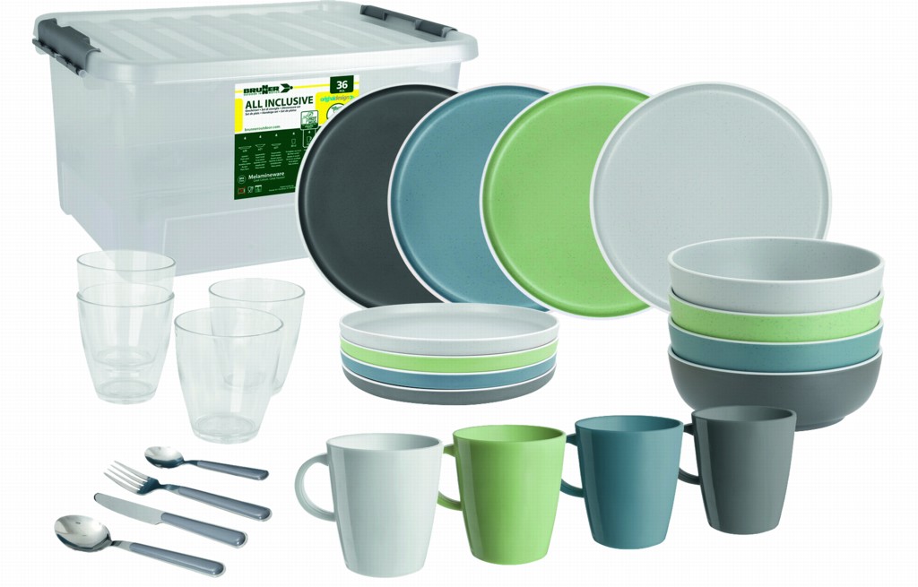 Brunner All Inclusive Dolomit bunt 36 tlg.