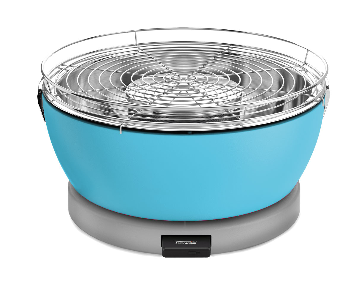 Feuerdesign Tischgrill Vesuvio blau