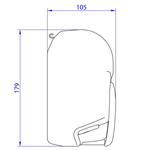 Omnistor 8000 weiß 400x275 cm, Uni White