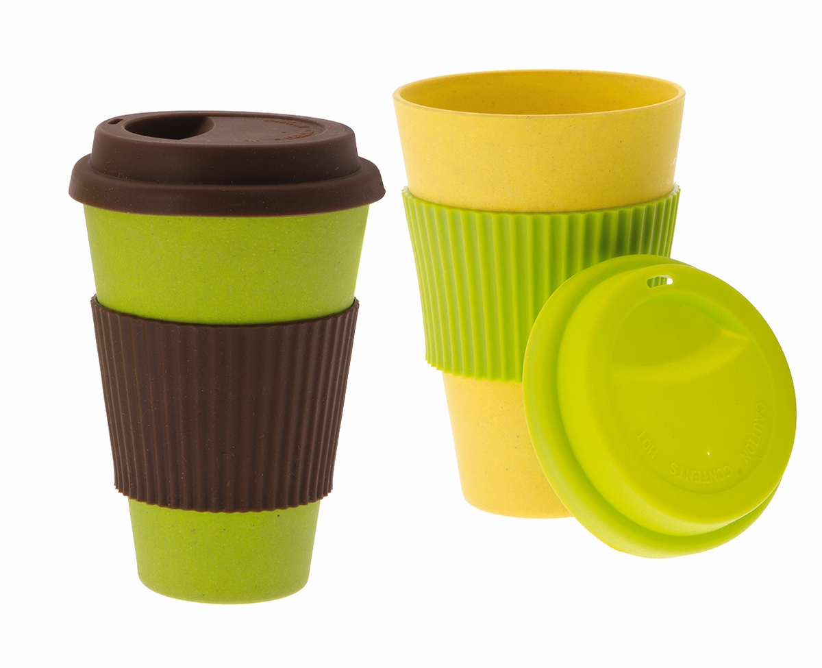 Gimex Bambus To-Go Becher 2er-Set Gimex Bambus To-Go Becher 2er-Set