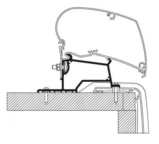 Thule Adapter Rapido Compact Integral - 500 cm