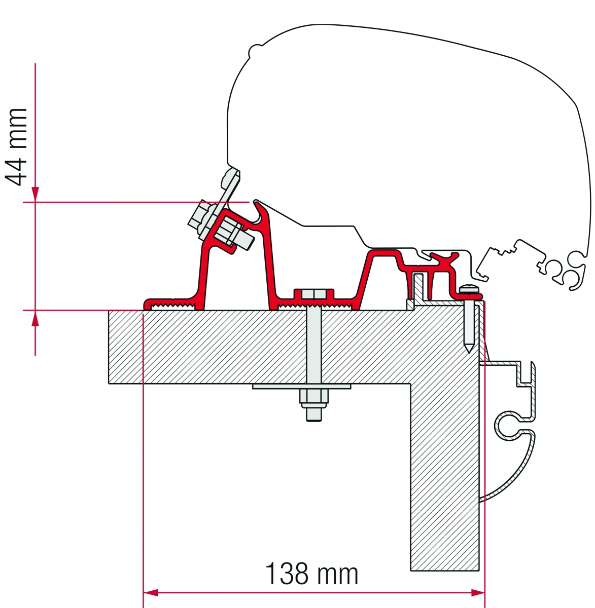 Fiamma F65 Hobby Premium Adapter Kit