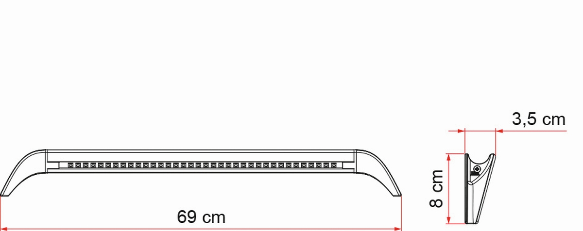Fiamma LED Awning Light Gutter Fiamma LED Awning Light Gutter