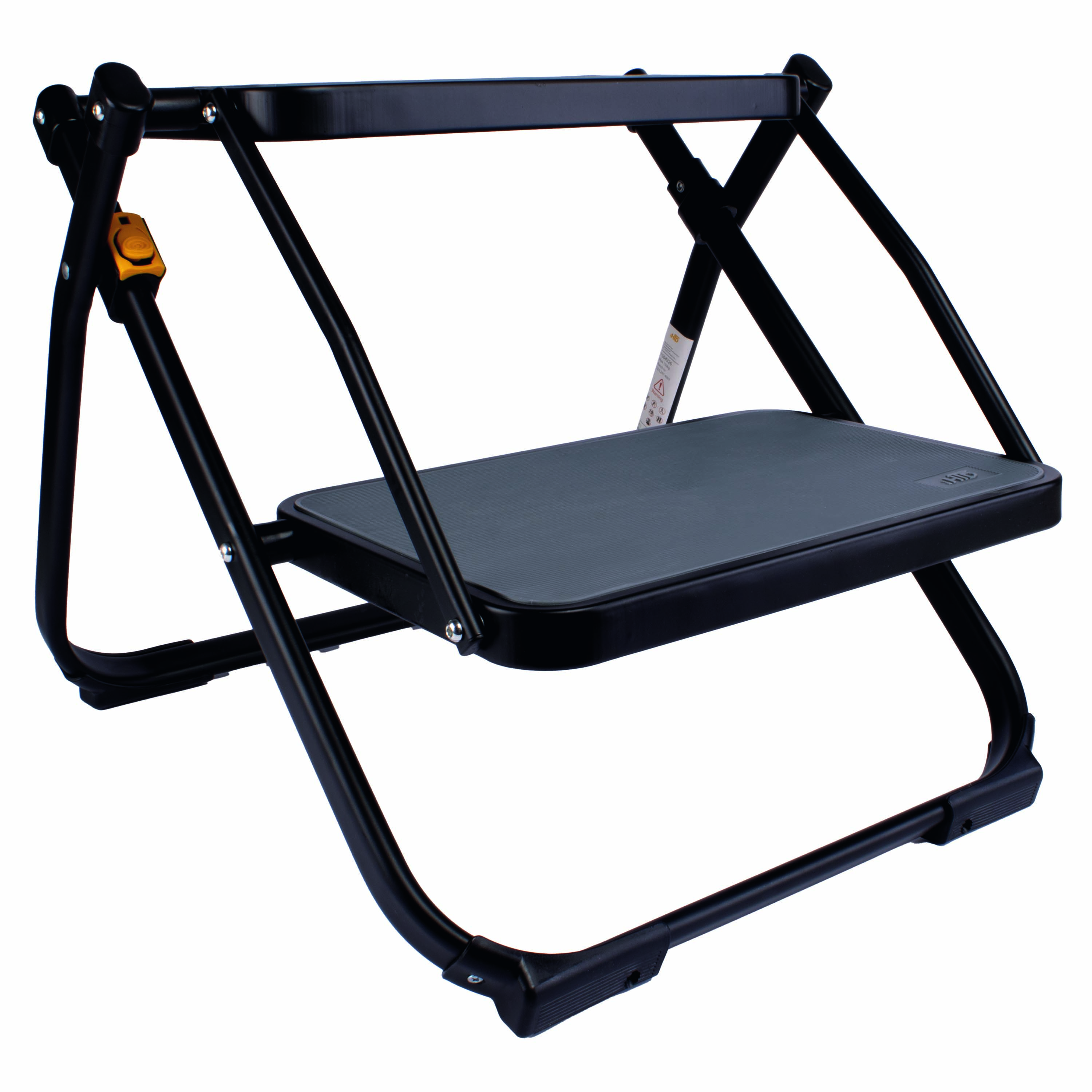 HTD Faltbare Doppeltrittstufe mattschwarz