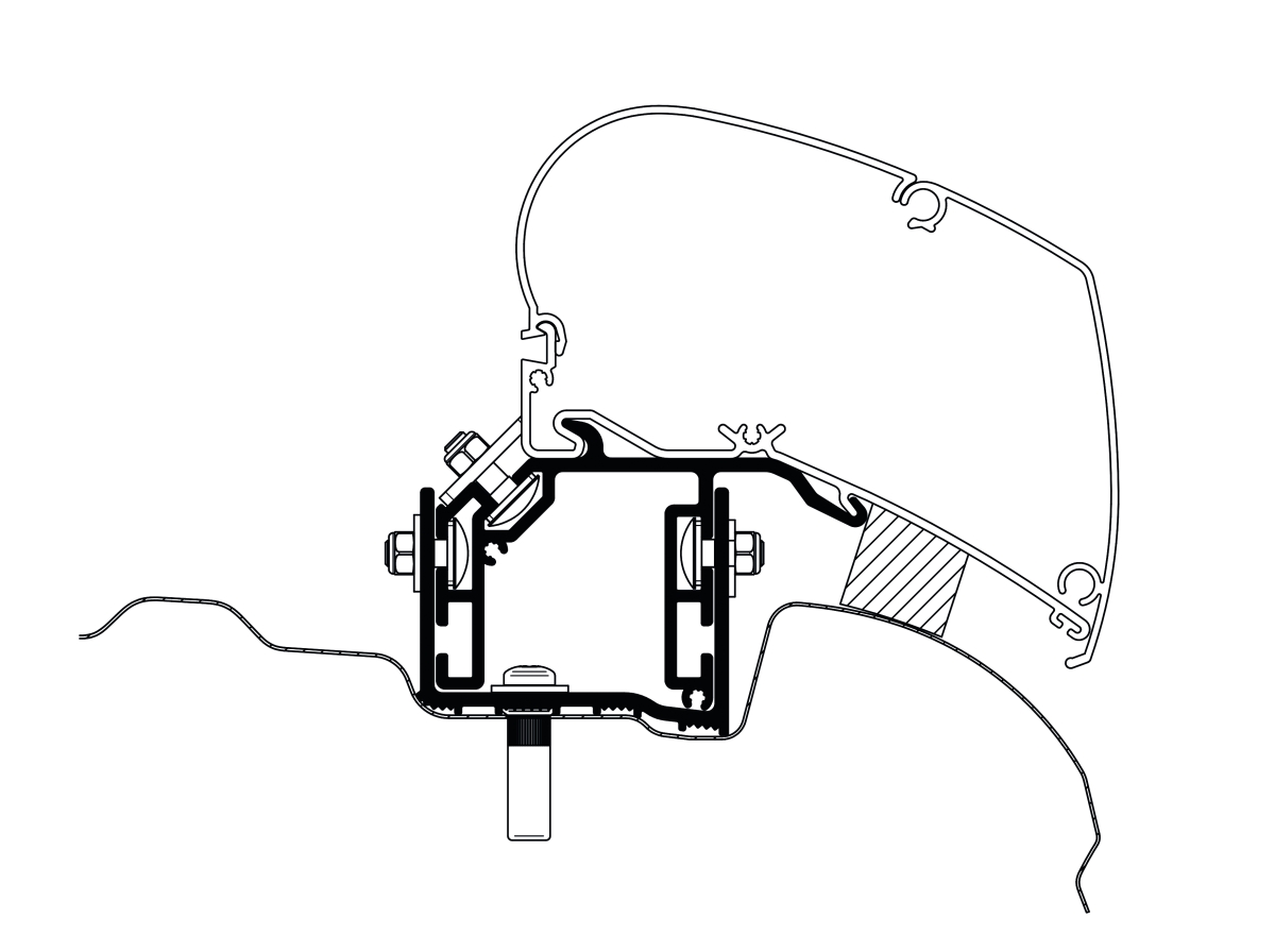 Thule VW Crafter ab 2017 Adapter