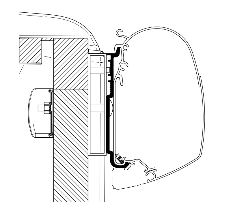 Thule Omnistor Carado Sunlight Adapter Set