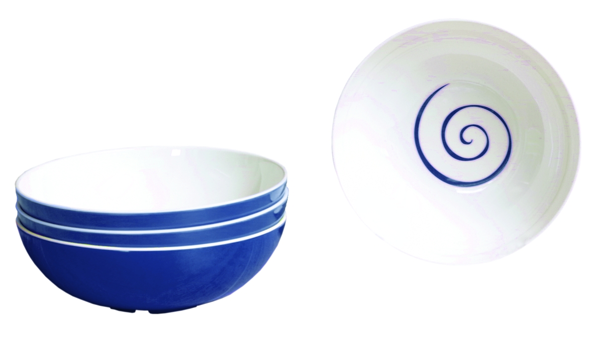 Gimex Müslischalenset TWIST blau 4 tlg Gimex Müslischalenset TWIST blau 4 tlg
