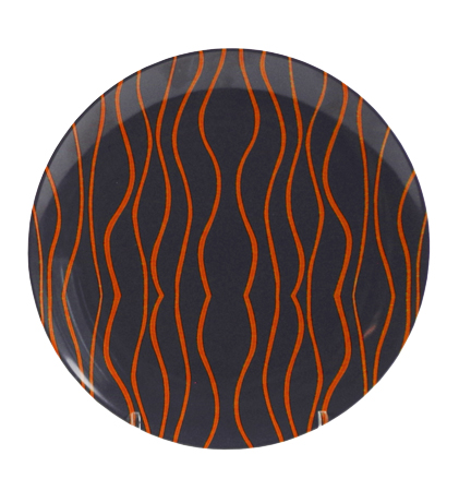 Gimex Dessertteller grau-orange Gimex Dessertteller grau-orange