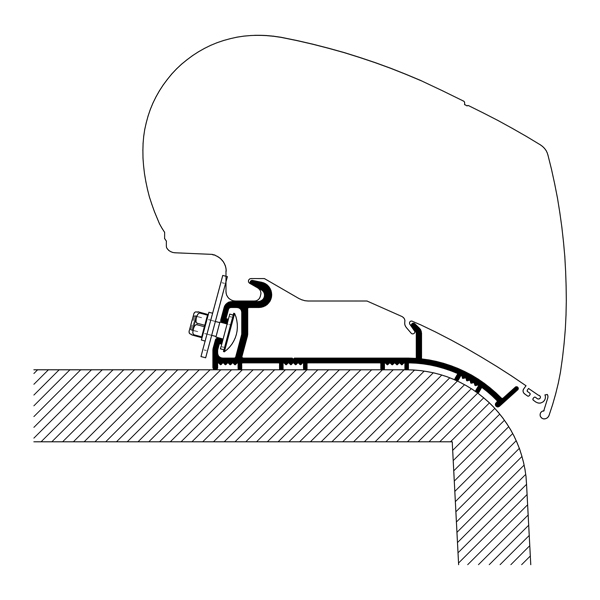 Thule Hymer 2013 Adapter 550 cm