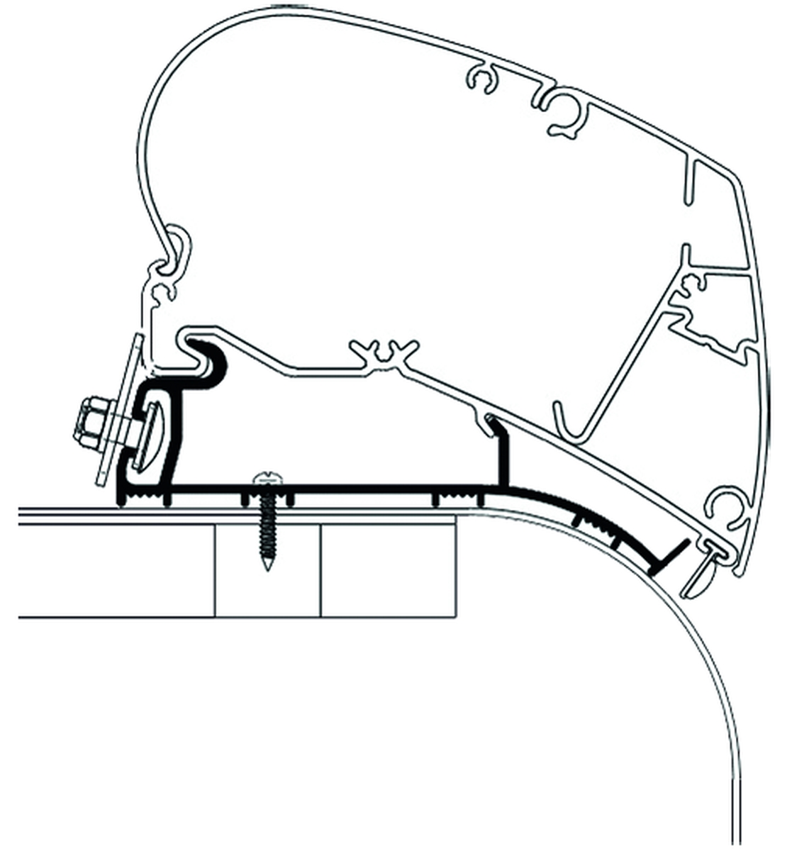 Thule Hymer 2013 Adapter 400 cm