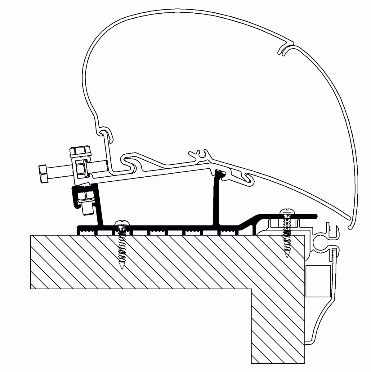 Thule Hobby Caravan 2009 Adapter