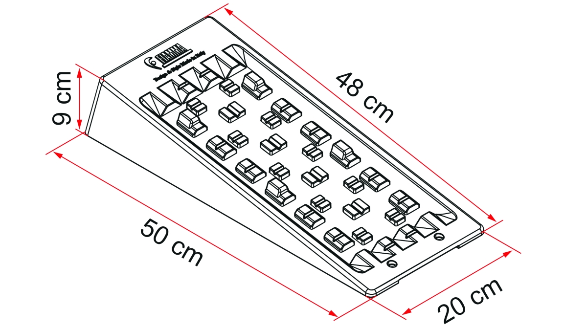 Fiamma Auffahrtkeile Level-System MAGNUM 2er Set