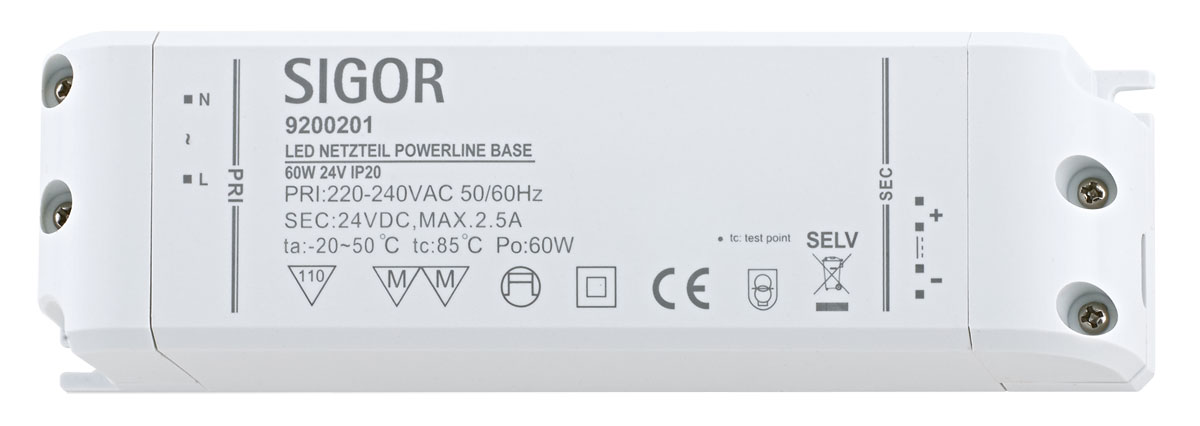 Sigor Netzteil POWERLINE BASE 60W 24VDC