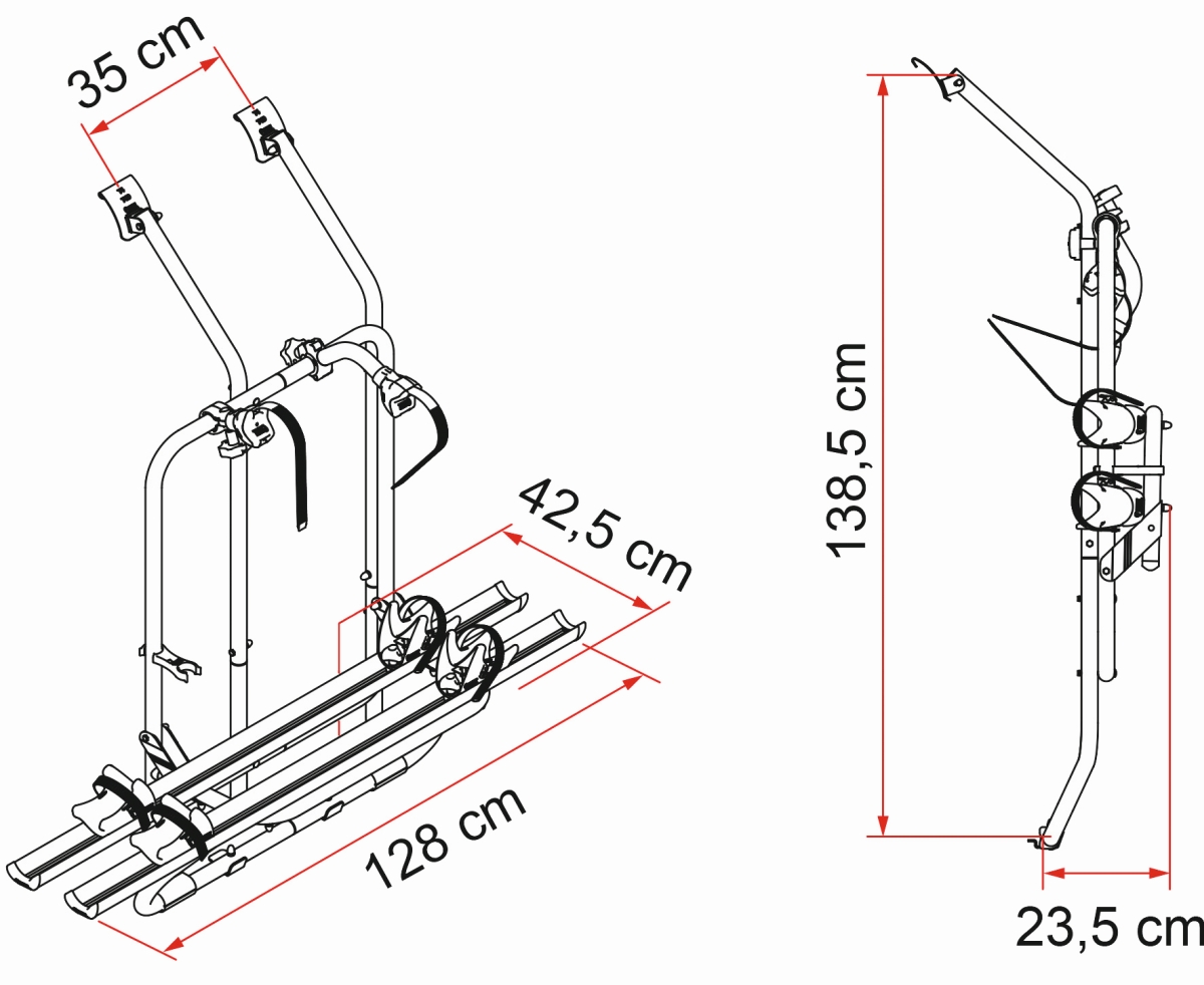 Fiamma CARRY-BIKE VW T4 D Mod. 23