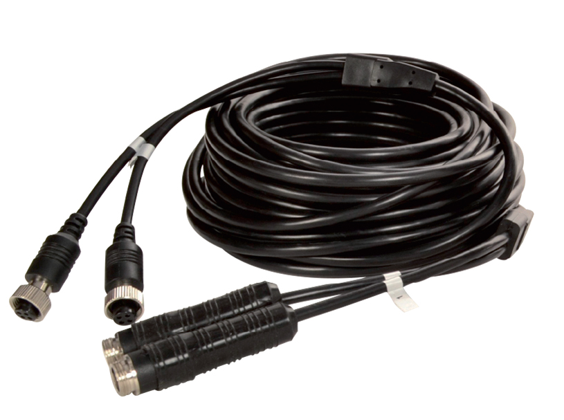 Vechline Rückfahrkamerakabel 15 m 2 Ausgänge