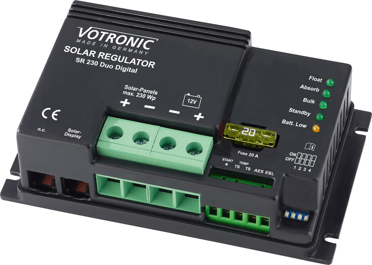 Votronic Solarladeregler SR 220 Duo Dig.