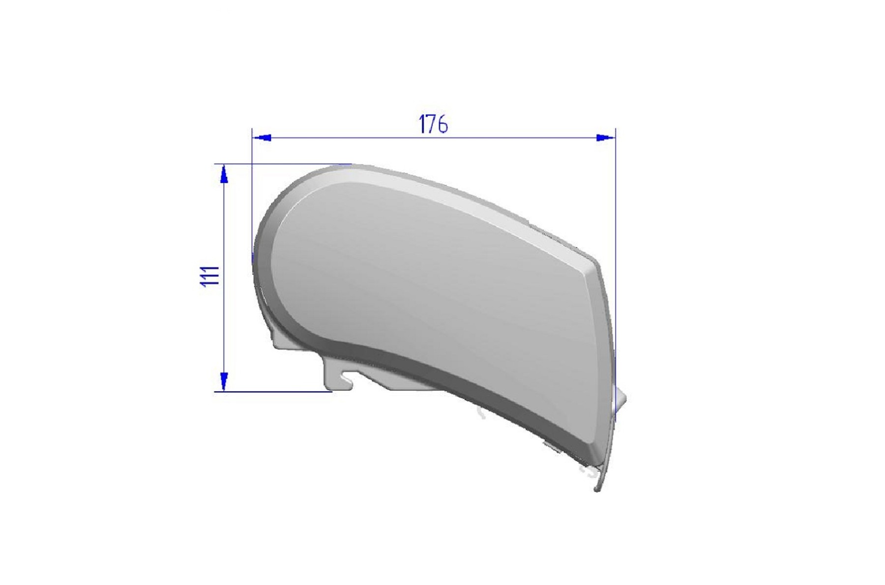 Thule Omnistor 9200 weiß 550x300 cm, Saphir Blau