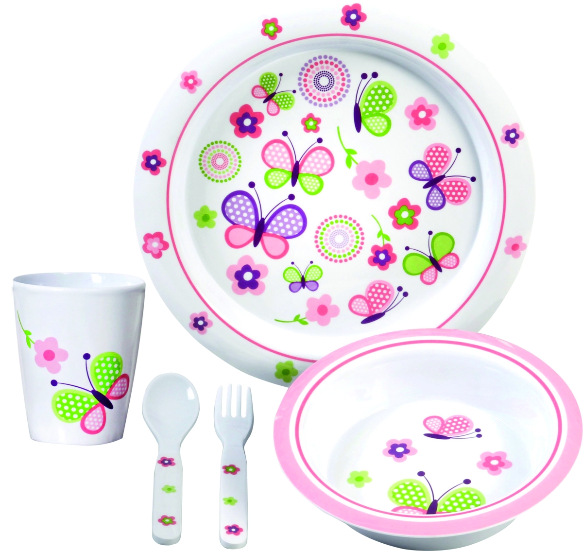 Kindergeschirrset Butterfly Girl