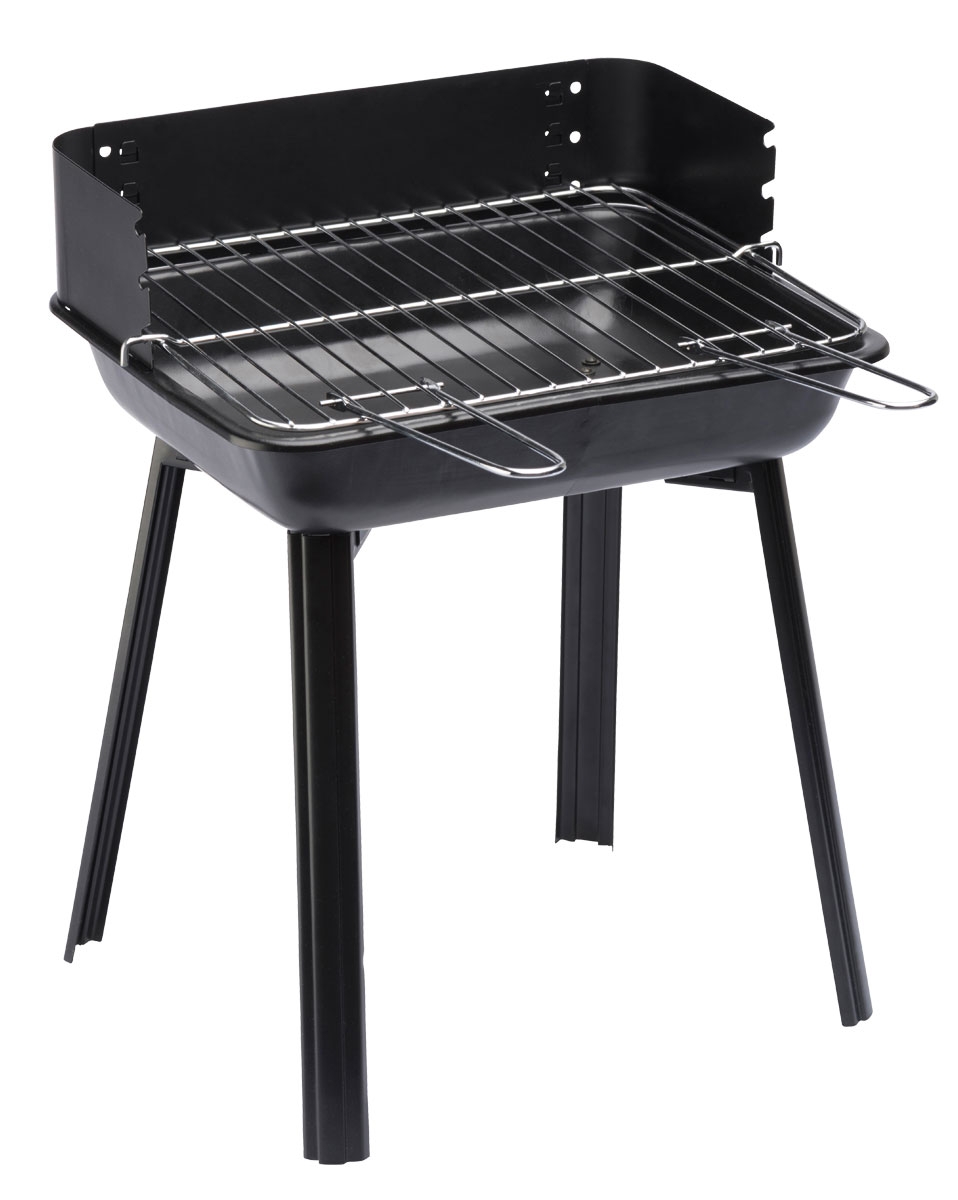 LANDMANN Mobiler Holzkohlegrill PortaGo 29 cm schwarz