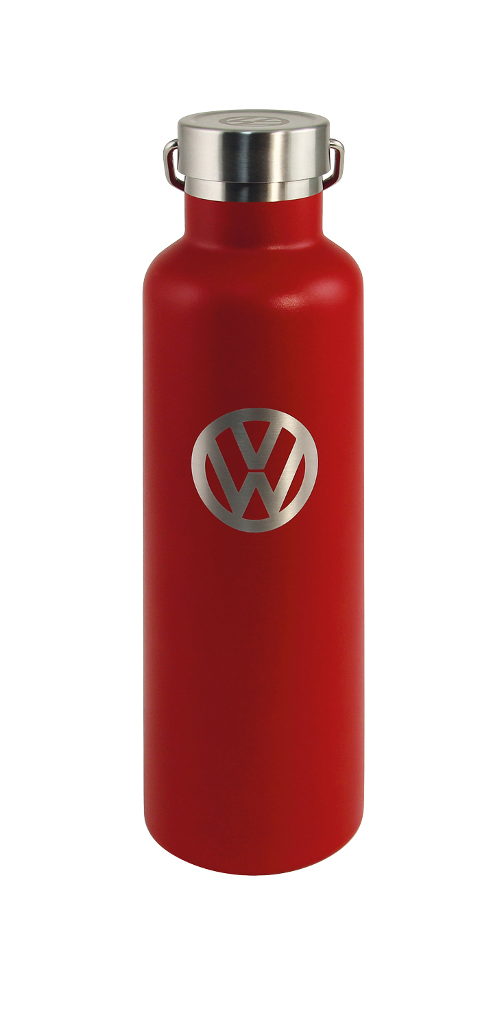 VW Collection Thermo-Trinkflasche blau