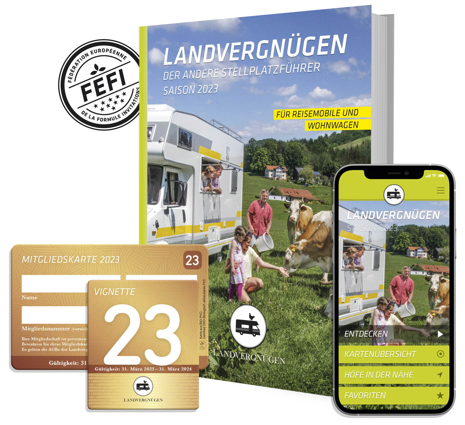 Stellplatzführer Landvergnügen 2023