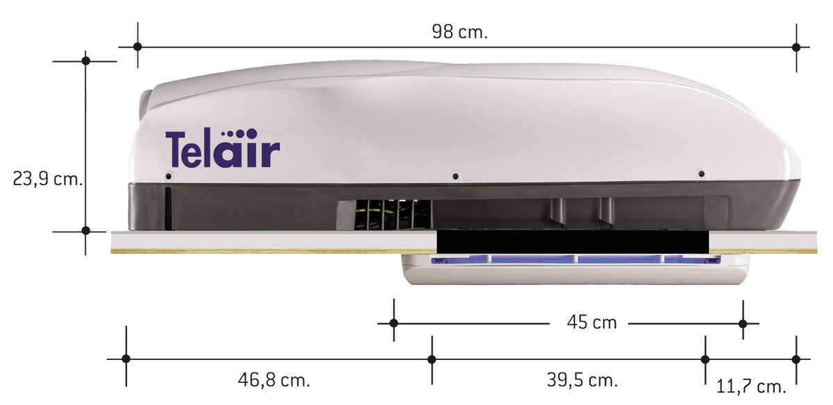 Telair Klimaanlage Dualclima 5900H weiß Telair Klimaanlage Dualclima 5900H weiß