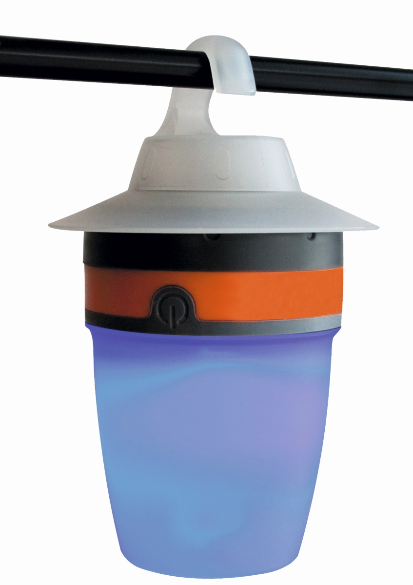 LED-Campingleuchte CAP grau/orange LED-Campingleuchte CAP grau/orange