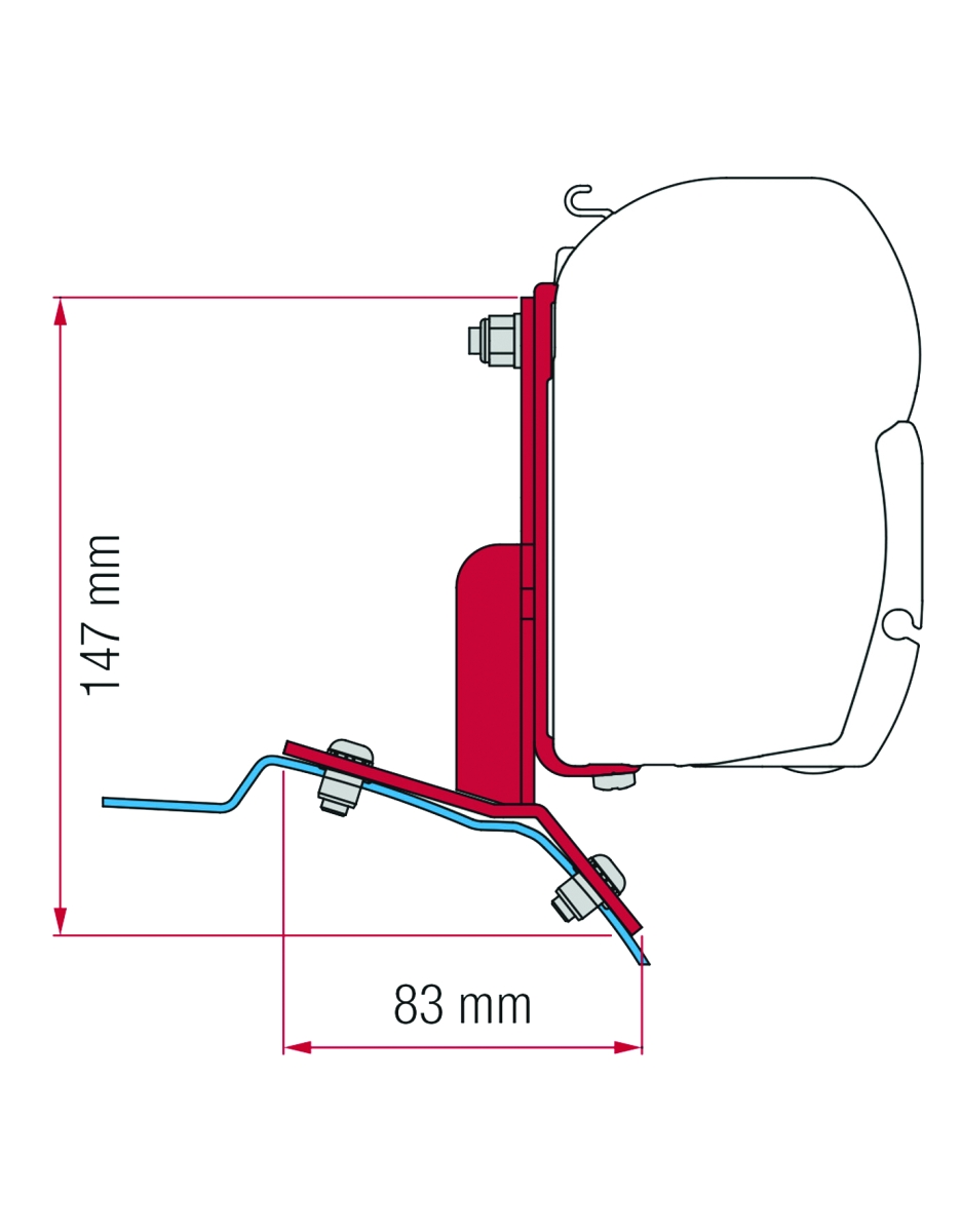 Fiamma Ford Custom Adapter Kit