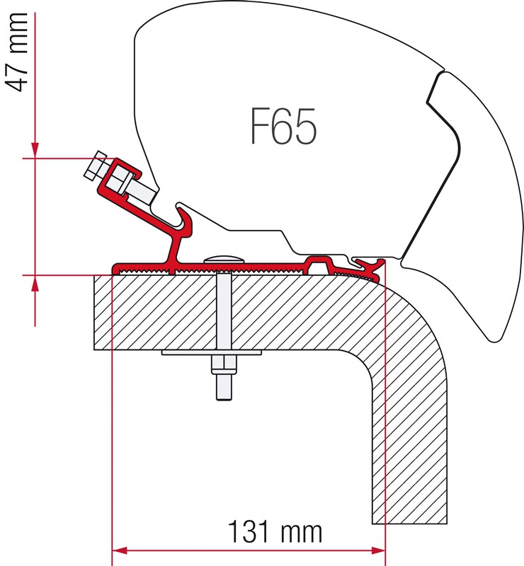 Fiamma F65 Hymer Adapter