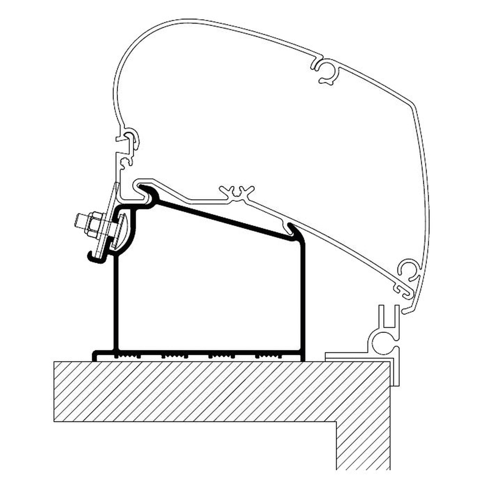 Thule Adria Caravan 2015 Adapter