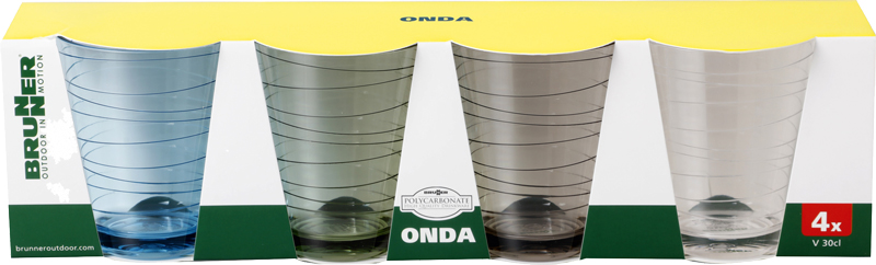 Brunner Trinkgläser-Set ONDA 4er Set Brunner Trinkgläser-Set ONDA 4er Set