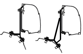 Thule Adapter T 4200 Ford Transit / Tourneo Custom