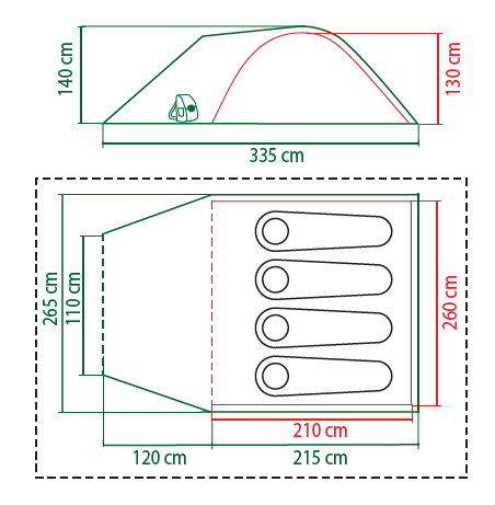 Coleman Darwin 4 Plus BlackOut