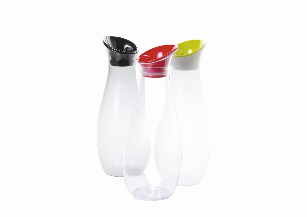 Gimex Karaffe mit Schwingdeckel 1 l Gimex Karaffe mit Schwingdeckel 1 l