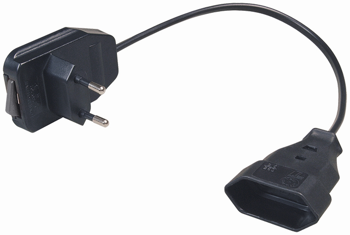 PRO CAR Euroflachstecker mit Schalter