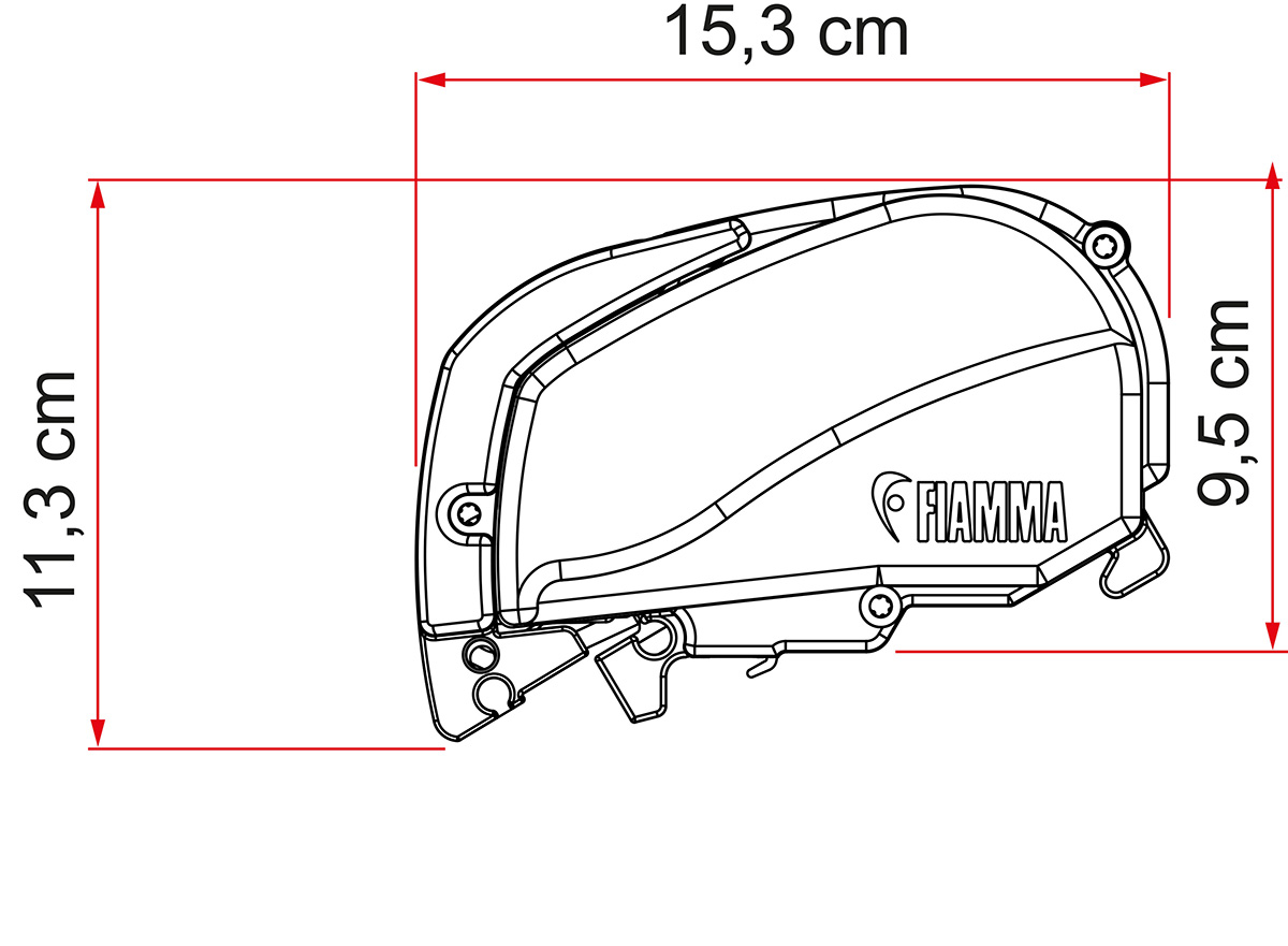 Fiamma F80S titanium 290 cm Royal Grey