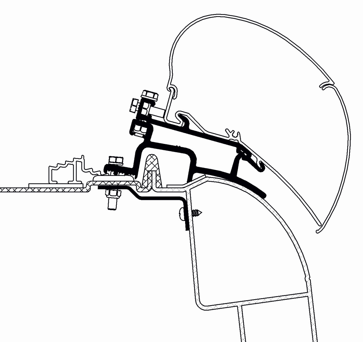 Thule Master/Movano bis 2010 Adapter