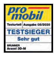 Brunner Klappsessel ARAVEL 3D M Black