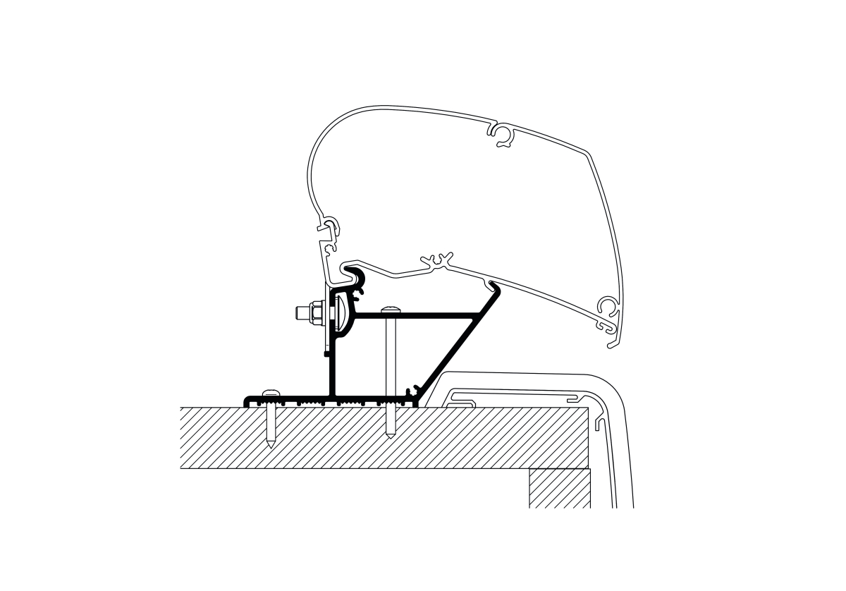 Thule Omnistor Adapter Rapido Serie compact