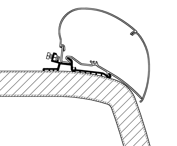 Thule Hymer SX Adapter 600 cm