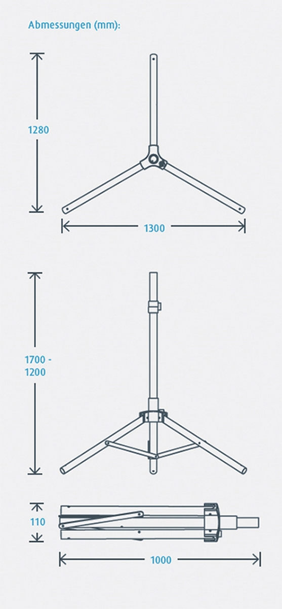 MAXVIEW Sat-Stativ De Luxe MAXVIEW Sat-Stativ De Luxe