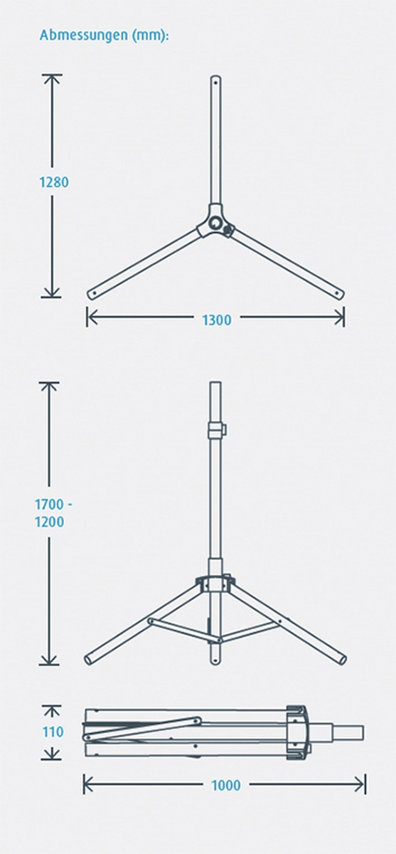 MAXVIEW Sat-Stativ De Luxe