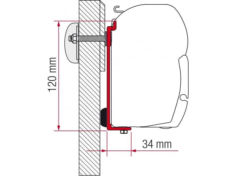 Fiamma Chausson Allegro, Challenger Eden Adapter Kit