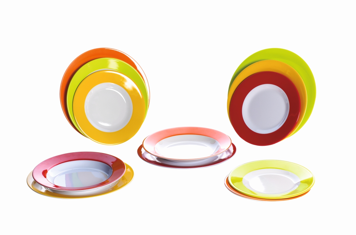 Gimex Melamin-Set RAINBOW 12 tlg. Gimex Melamin-Set RAINBOW 12 tlg.