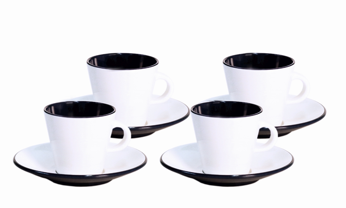 Gimex Espresso-Set LINEA schwarz 4 tlg. Gimex Espresso-Set LINEA schwarz 4 tlg.