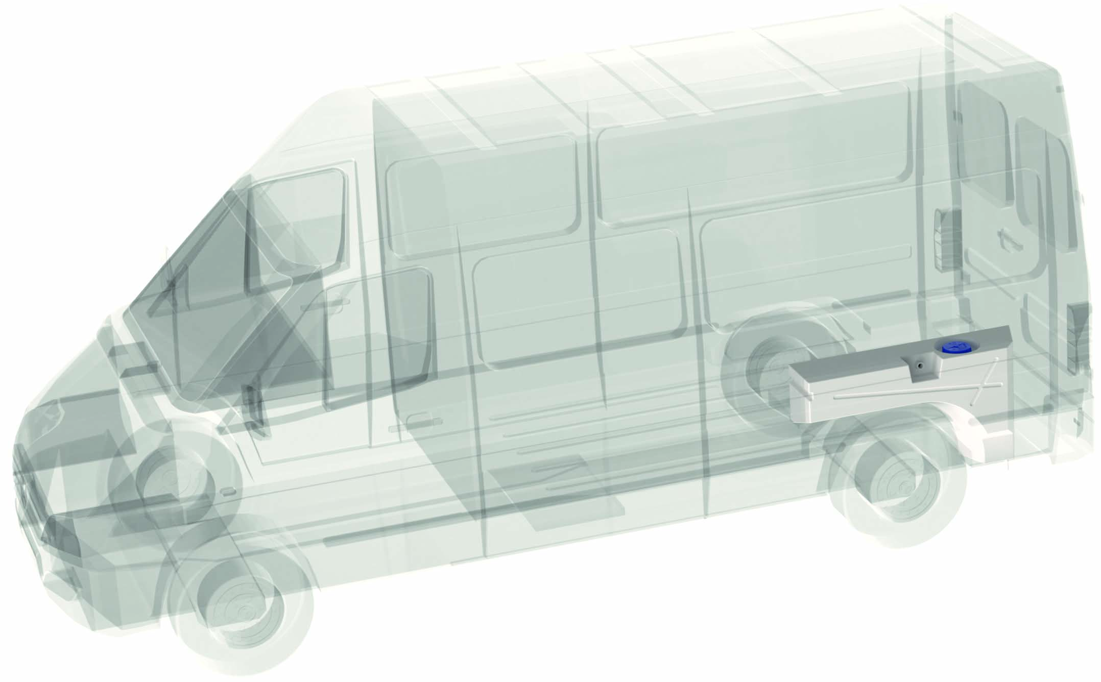 APLAST Trinkwassertank m. Auslaufstutzen 112 l