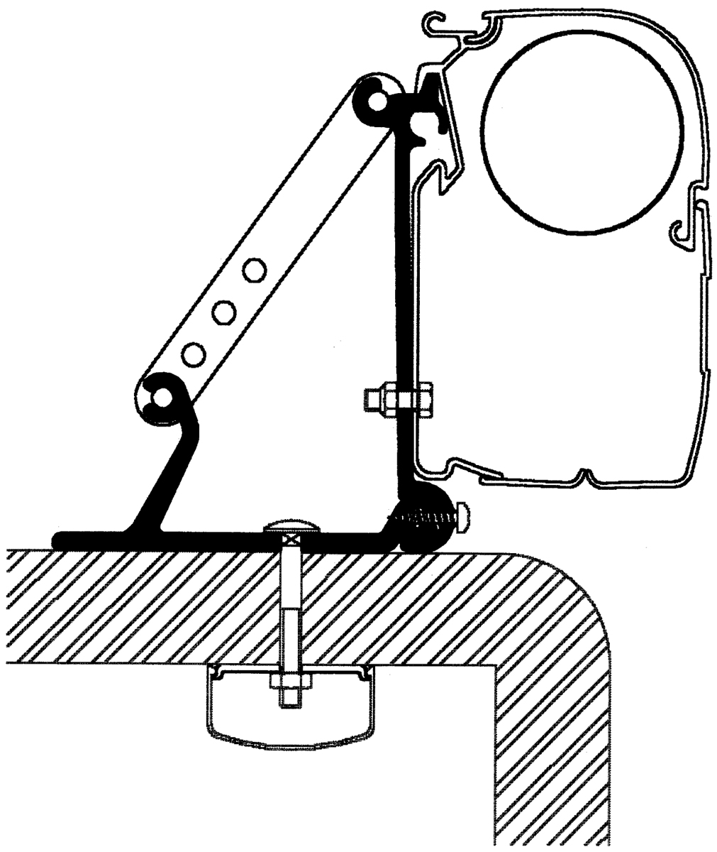 Thule Omnistor Universal Roof Adapterset 3er Pack