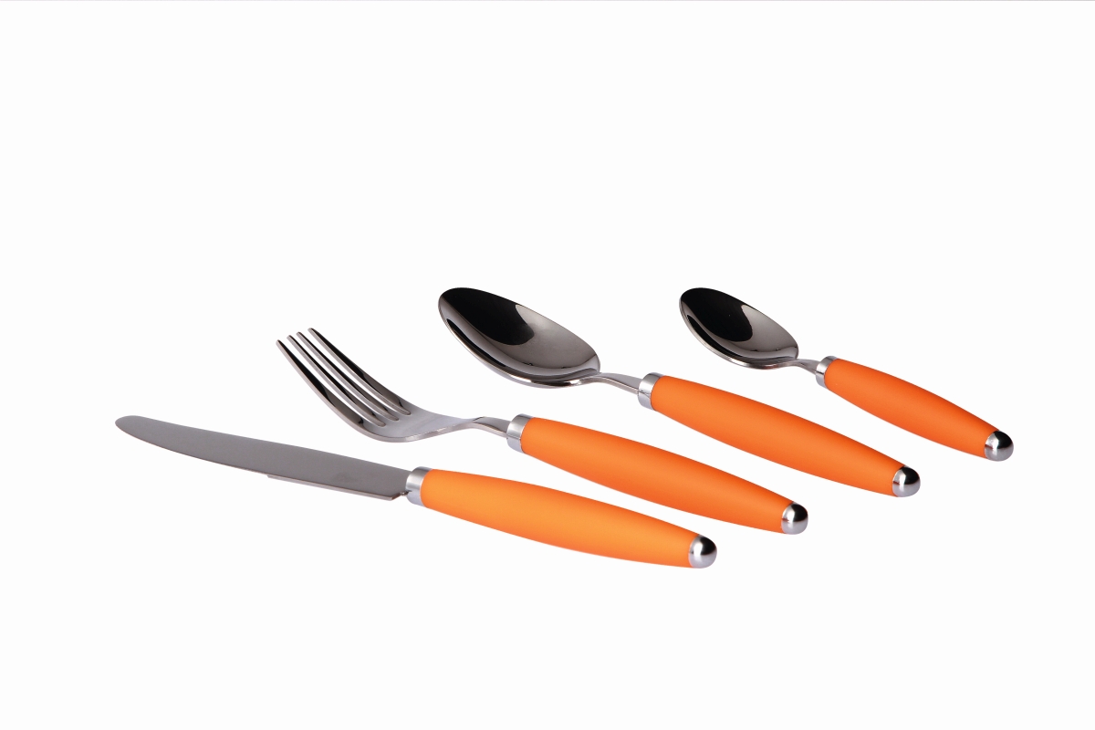 Besteckset Edelstahl, orange Besteckset Edelstahl, orange