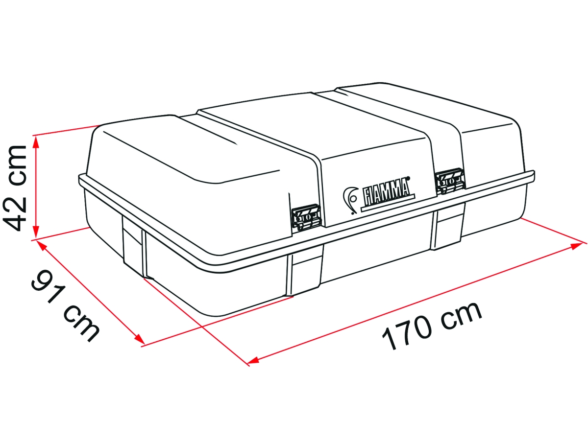 FIAMMA Ultra-Box 3 Dachbox 520 l